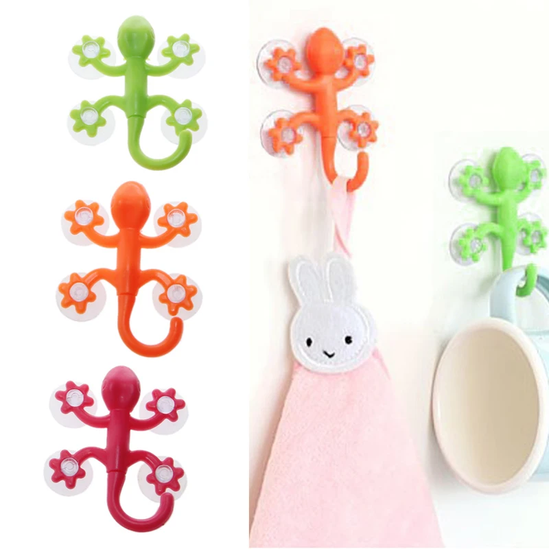 

Gecko, мощный пластиковый, четыре всасывающих, фотообои, ванной комнаты