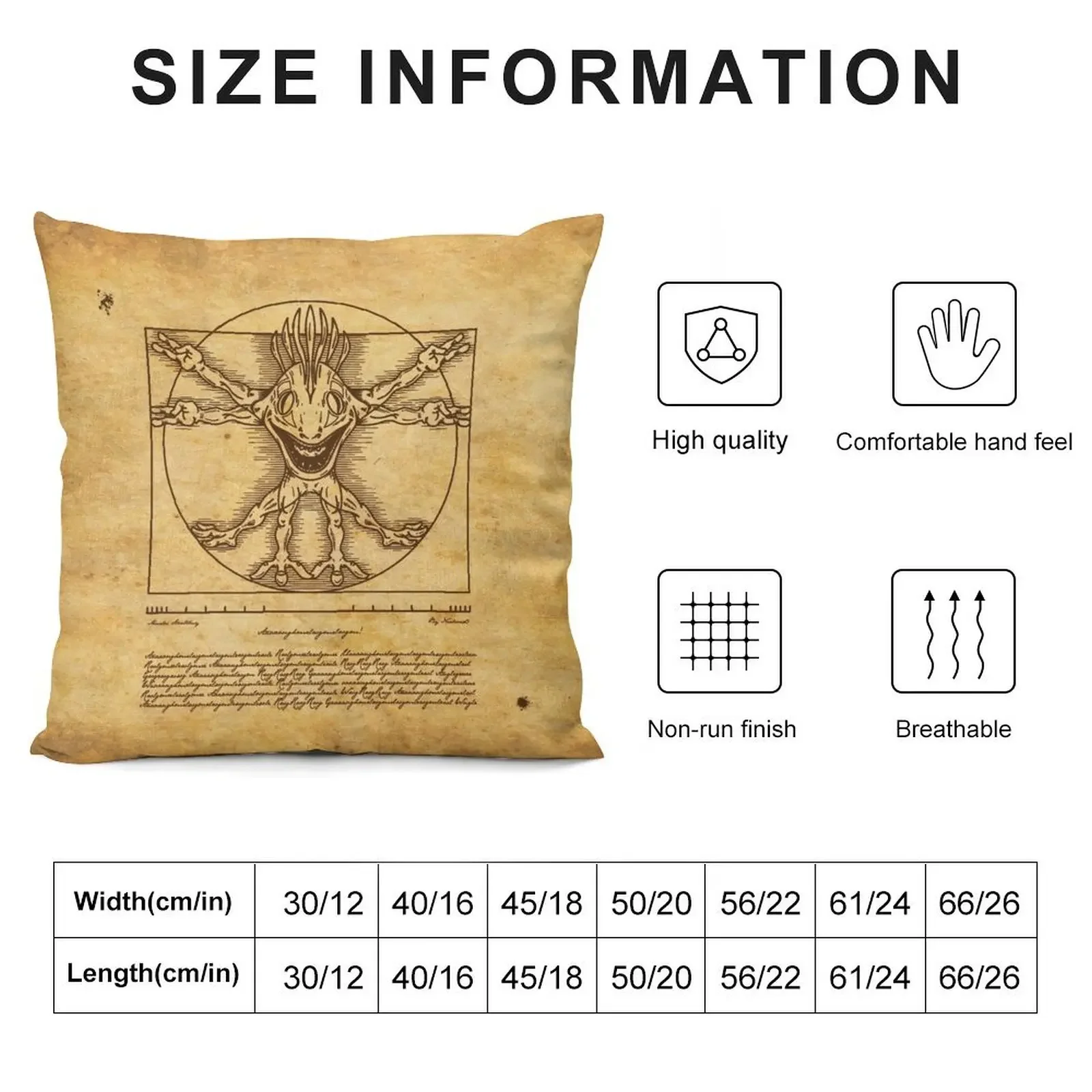 Витрувианский Мюрлок декоративная подушка наволочка подушки домашний декор