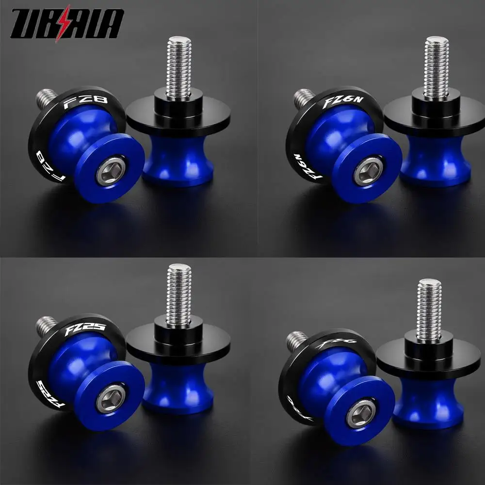 

For YAMAHA FZ1 FAZER FZ6 FZ6FAZER FZ6N FZ6R FZ6S FZ8 FZ16 FZ25 Accessories 6MM CNC Aluminum Swingarm Spools Stand Screws Slider
