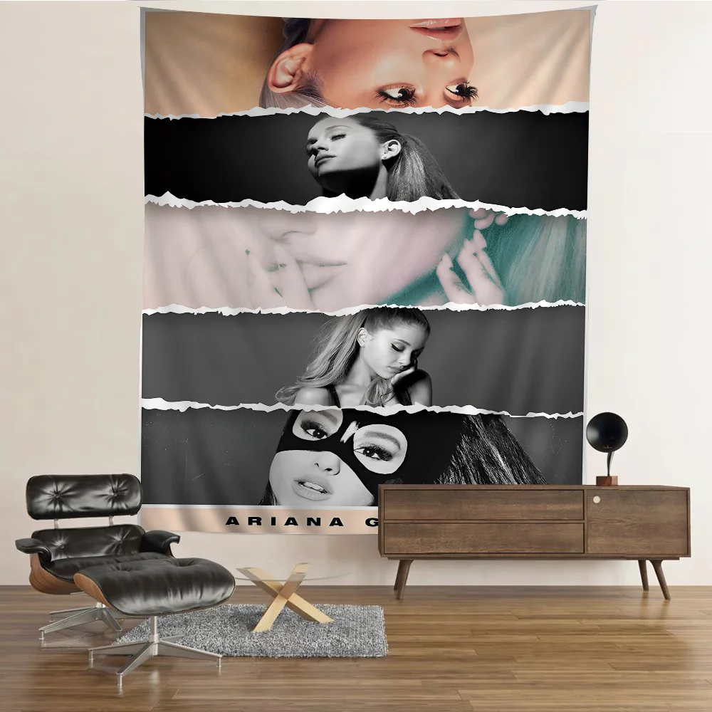 Музыкальный Художественный Постер Ariana Grande Большой Настенный Гобелен Полиэстер