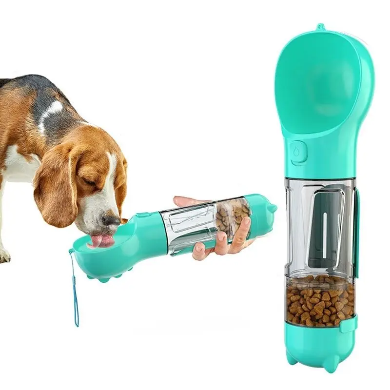 

Dog Multifunctional Feeder Portable Leak-proof Poop Cat Outdoor Dispenser Waterer Bottle 1 Water Drinker Dog 3 In Food Bottle