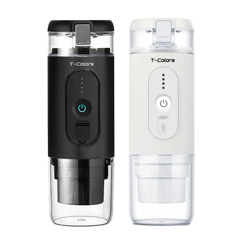 Portable Electric Coffee Machine Ntelligent Wireless Heating Powder Espresso Capsule Charging for CAR Outdoor Travel |