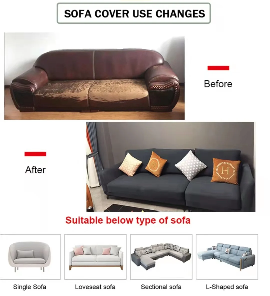 

Geometric Sofa Cover Elastic Modern Combination Corner Sofa Cover Armchair Sofa Cover