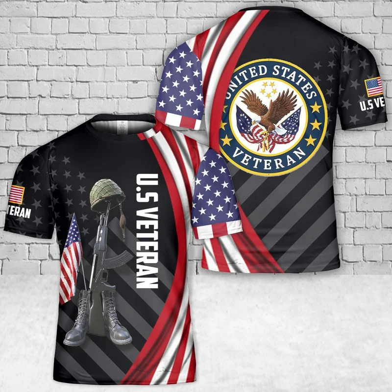 

3D футболка с именем на заказ армии США