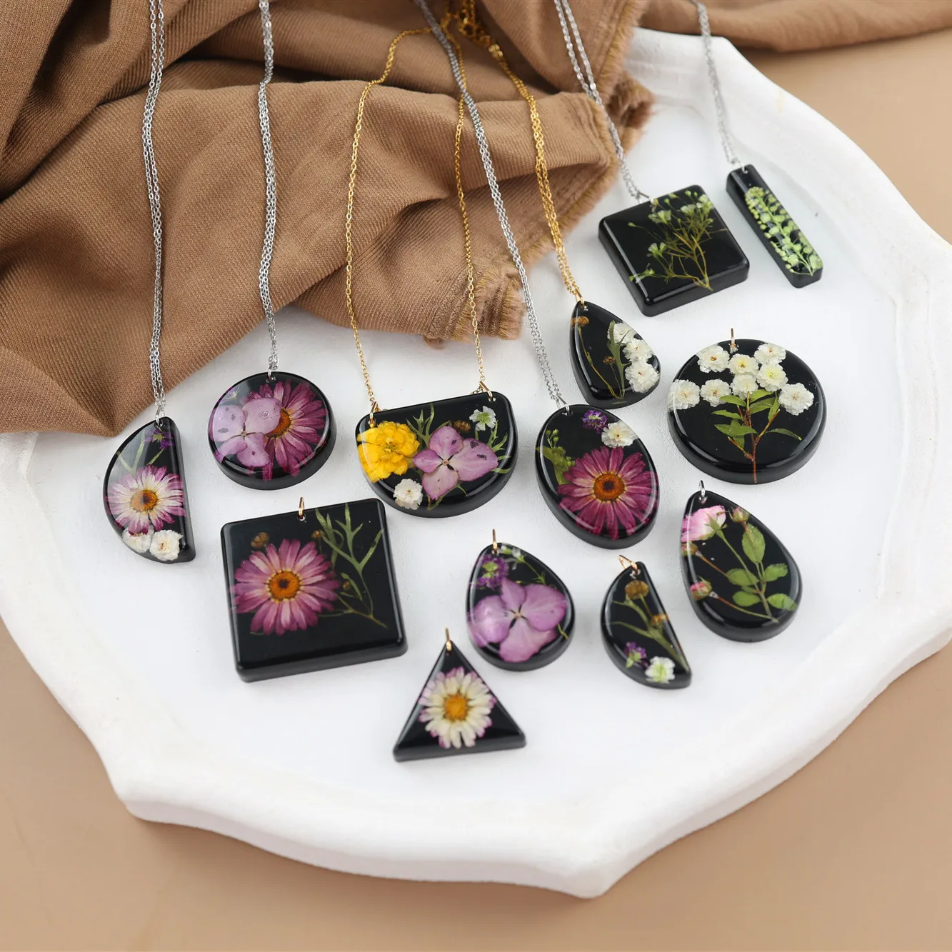 

DIY Crystal эпоксидная смола, форма Time Gem подвесное ожерелье брелок зеркальная силиконовая форма