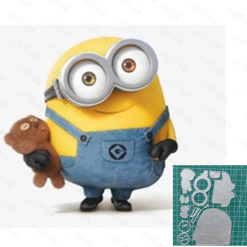 Милая маленькая желтая кукла металлические Вырубные штампы для сделай сам