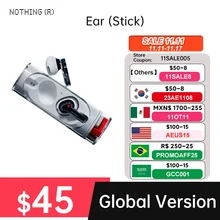 In stock Global Version Nothing Ear (stick) Ergonomic design Custom 12.6 mm dynamic driver Clear Voice Technology