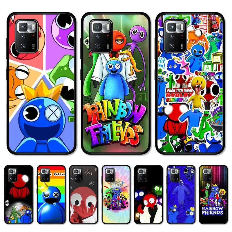 

Rainbow Friends Toy Cartoon Game Phone Case For Redmi 5 6 7 8 9 10 plus pro 6 7 8 9 A GO K20 K30 K40 pro plus F3 Fundas