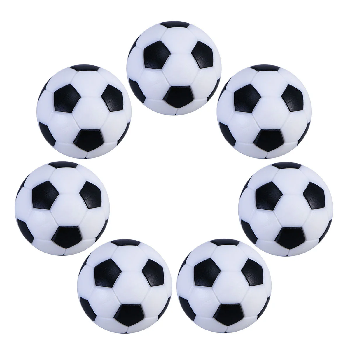 

Balls Table Foosball Soccerfootball Mini Replacement Game Tabletop Small Official Sports Foosballs Black White Accessory Socer