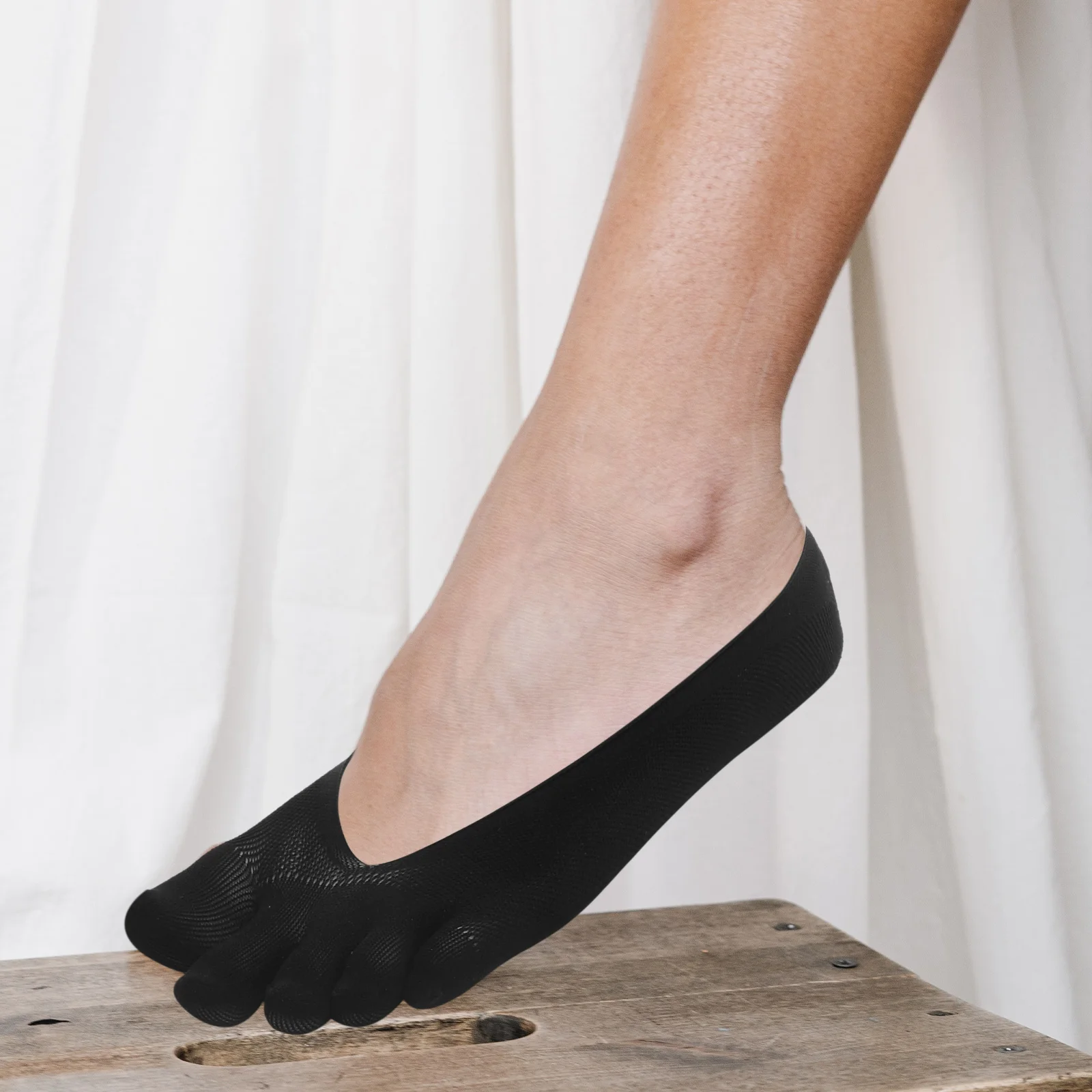 

Носки женские с закрытым носком, нейлоновые разрезанные летние моющиеся, 5 пар