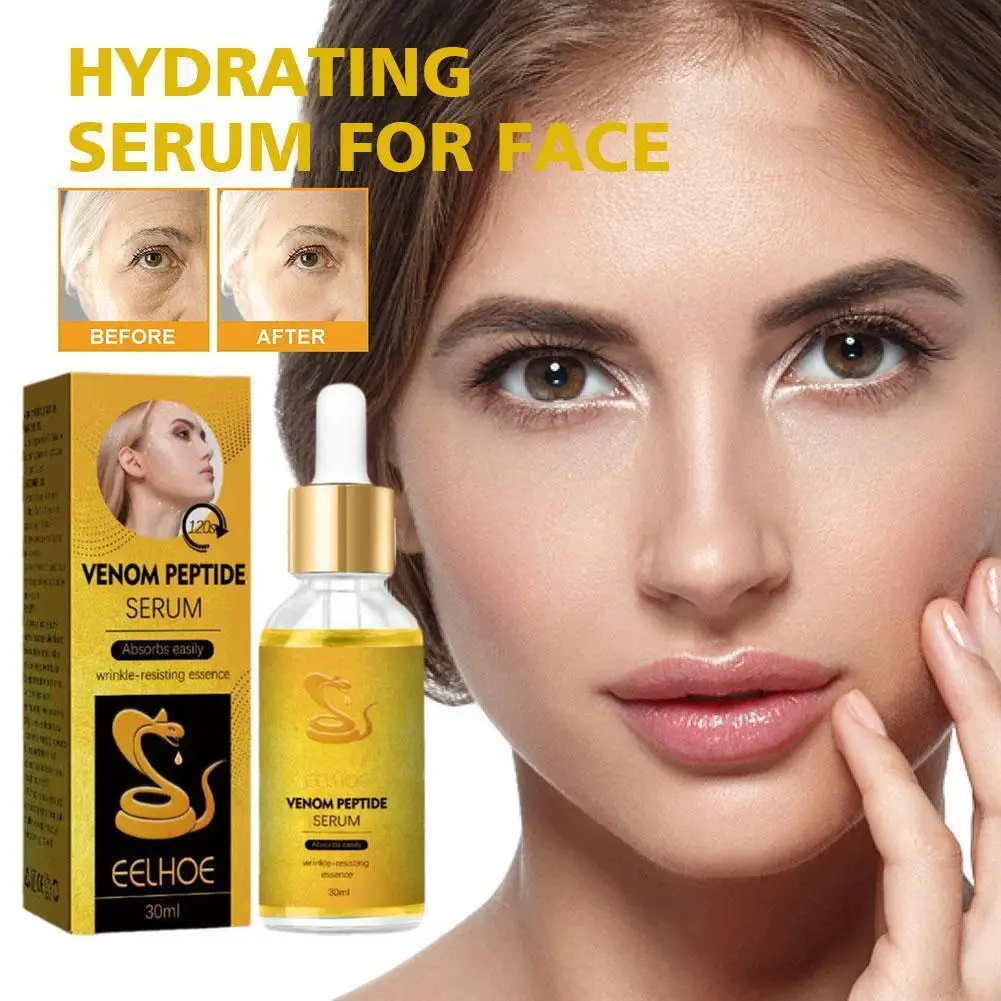 

Snake Venom Serum 30ml Anti-aging Whitening Reduces Wrinkles And Six Peptides Collagen Skincare Skin Tightens Lifts Anti-wr Z4G9