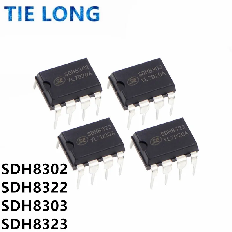 

10PCS SDH8302 SDH8303 DIP8 In-Line Power chipSDH8322 SDH8323 DIP7