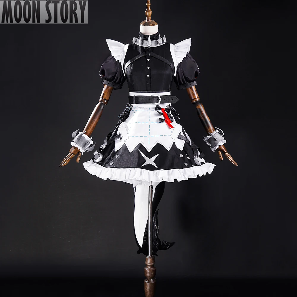 Костюм для косплея зенилзона ноль Эллен Джо из игры Униформа девушки акулы