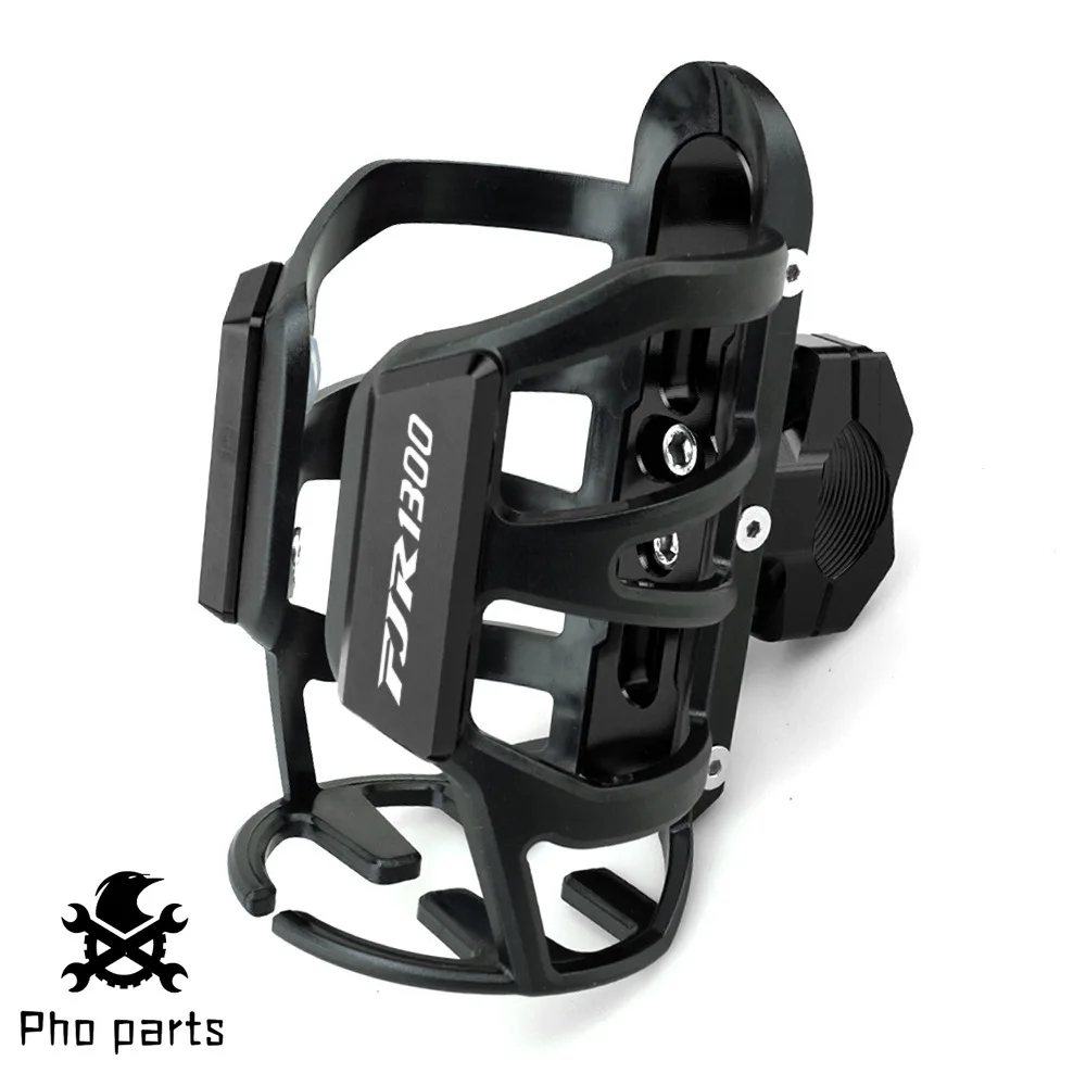 

Applicable Yamaha FZ6/R FJR1300 modified frame bumper universal water cup bracket kettle bracket motorcycle accessories