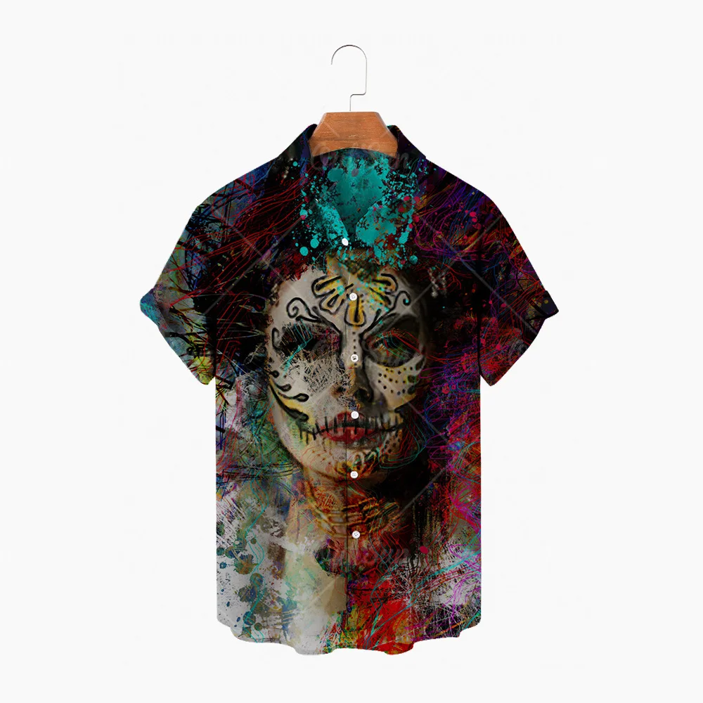 

Гавайская рубашка Ttgdfv с рисунком персонажа, оригинальная Аватара, Рисунок маслом, летняя повседневная Свободная рубашка с коротким рукавом...