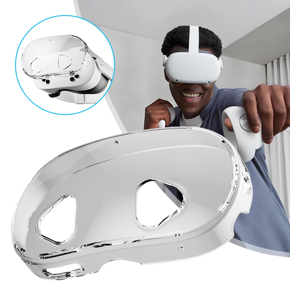 Передняя защитная крышка для гарнитуры из ТПУ прозрачная противоударная VR