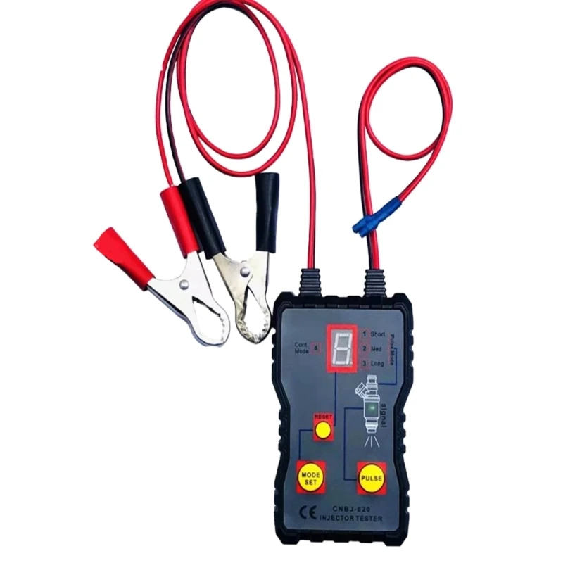 

Fuel Injections Pulse Tester 12V Car Fuel Injector Tester Car Fuel Pressure System LED Diagnostic Tester