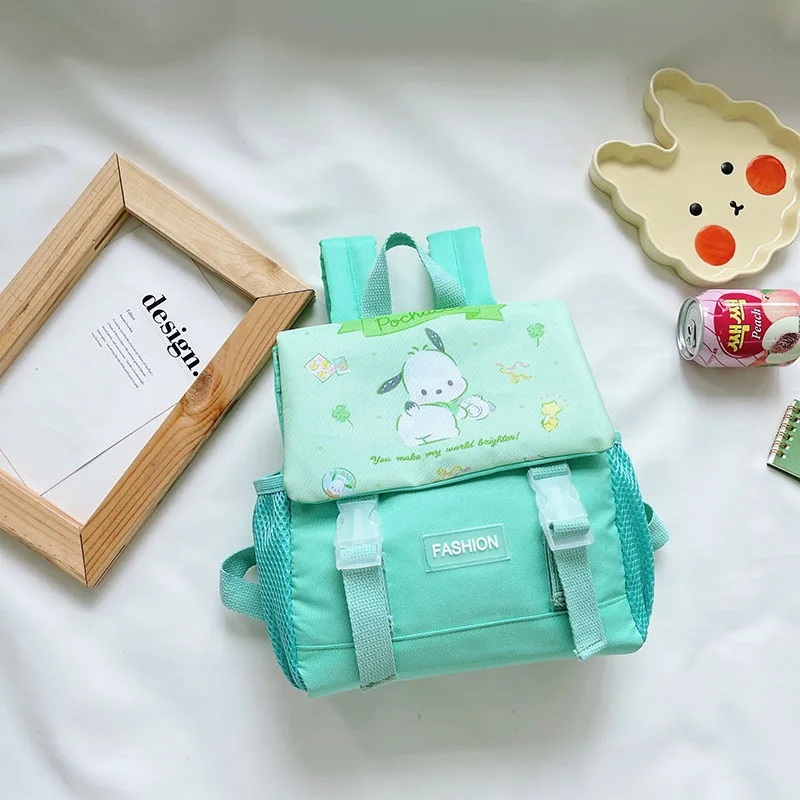 Sanrioed милый мультяшный Kawaii Purin Dog Cinnamoroll Kuromi Kt Cat маленький школьный рюкзак аниме