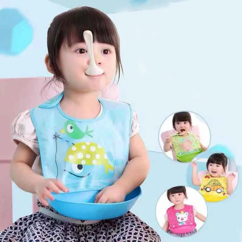 

Baby Ins Style Print Bibs Waterproof Soft Silicone Baby Feeding Stuff Cute Pattern Kids Girl Boy Toddler Adjustable Children Bib