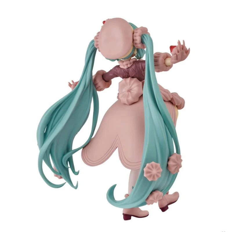 Фото Фигурка Мику Hatsune из ПВХ, набор моделей FuRyu sweetsweet Series Piapro, персонажи клубники, шоколада, Короткие пирожные, коллекционные игрушки №4