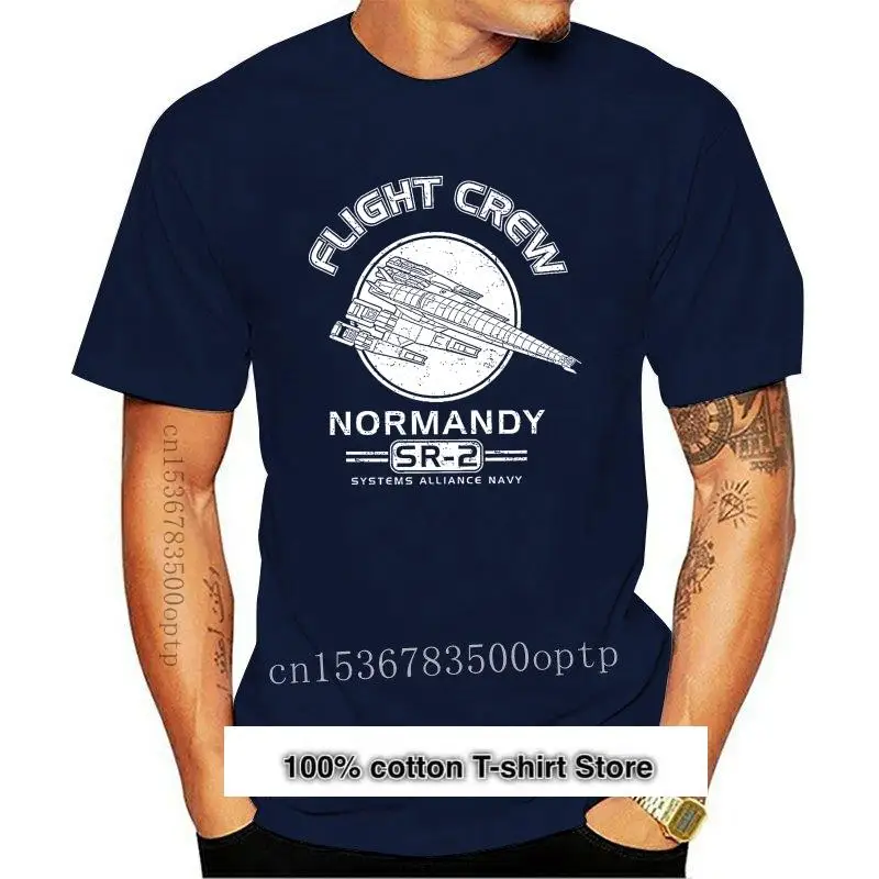 Men T Shirt mass effect normandy flight crew t-shirt tshirts Women T-Shirt