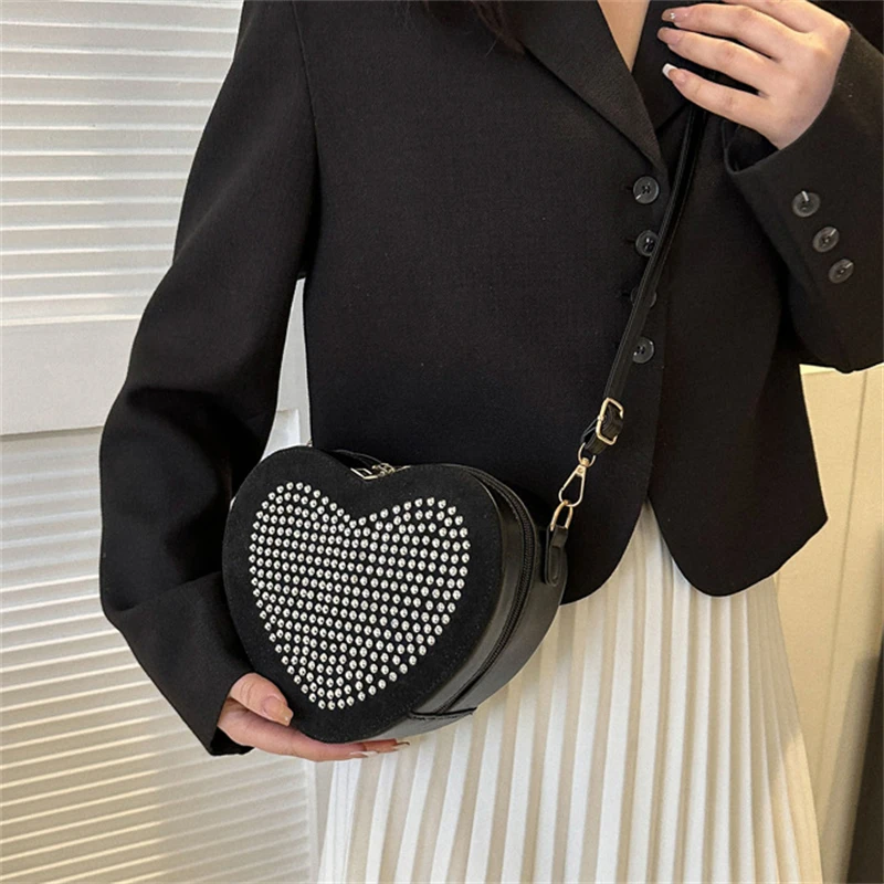 

Versatile Women's Shoulder Bags Diamonds Fashion Crossbody Bag Luxury Designer Handbags Female Purse Sac A Main Femme Bolsos
