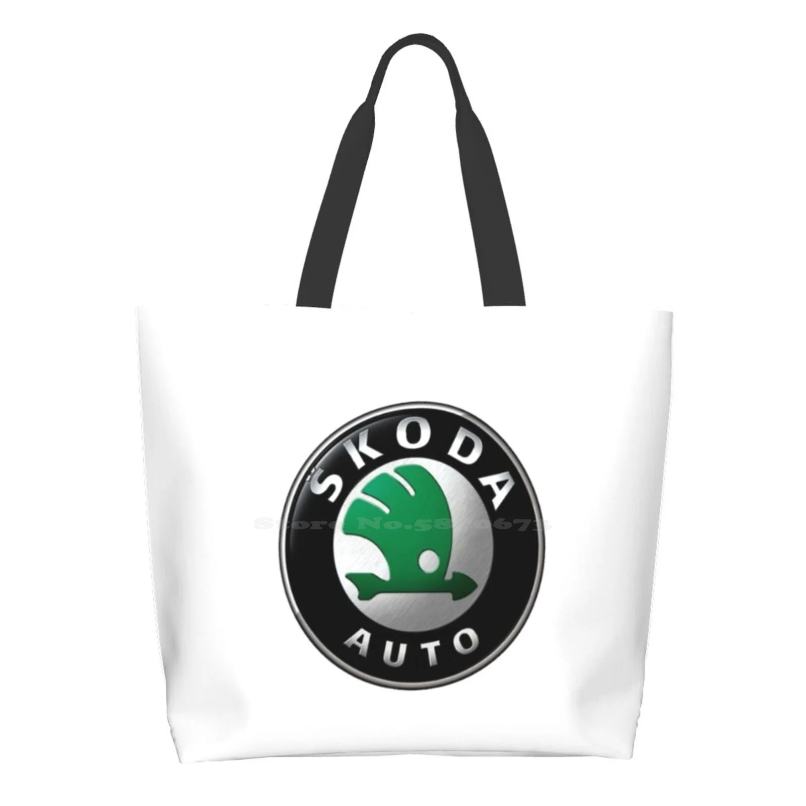 

Best Seller - Skoda Merchandise Casual Handbag Tote Bag Reusable Large Capacity Skoda Skoda Skoda Stuff Skoda Skoda