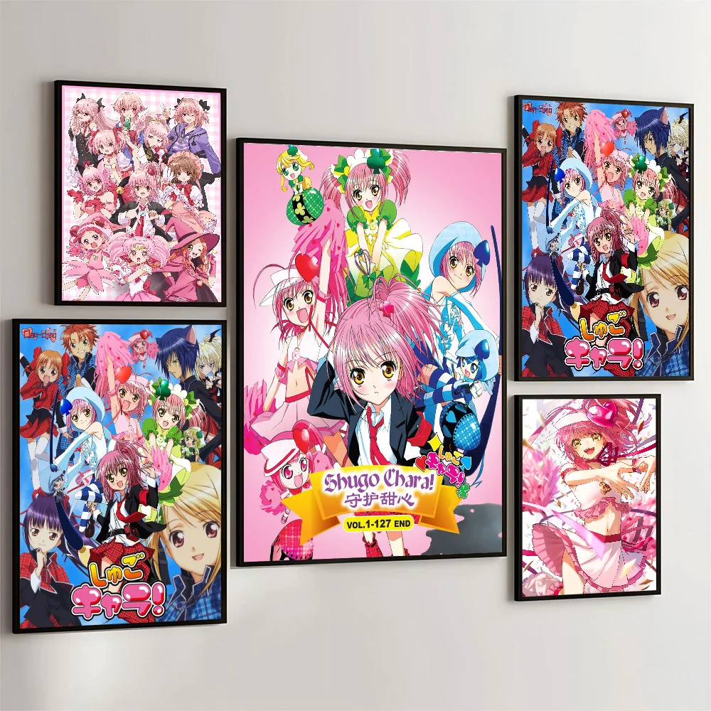 Shugo Chara Japan Anime DIY Sticky Poster Waterproof Paper Sticker Coffee House Bar Home Decor