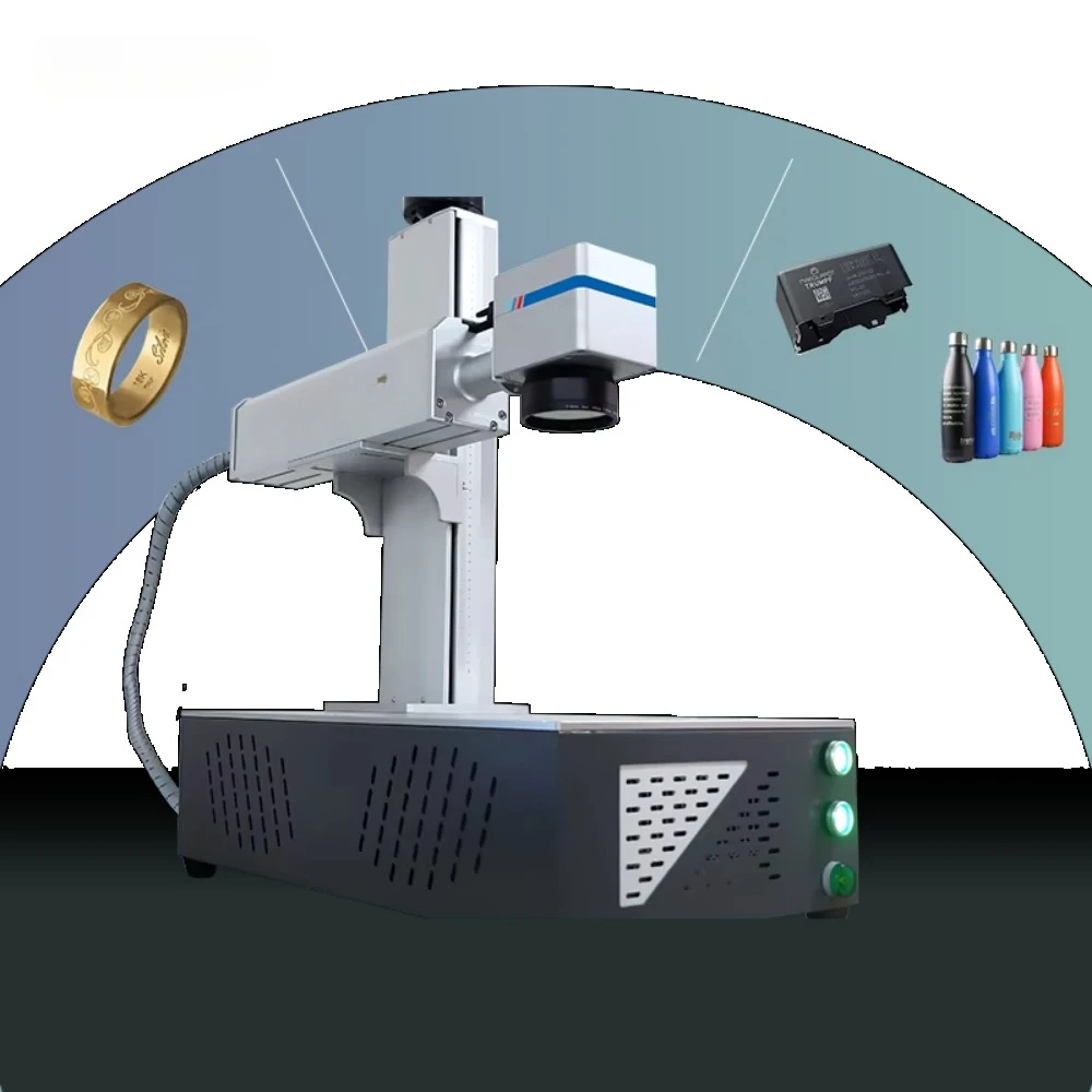 HWlEiC 20 Вт 30 50 60 80 100 Волоконная лазерная маркировочная машина разделенной формы