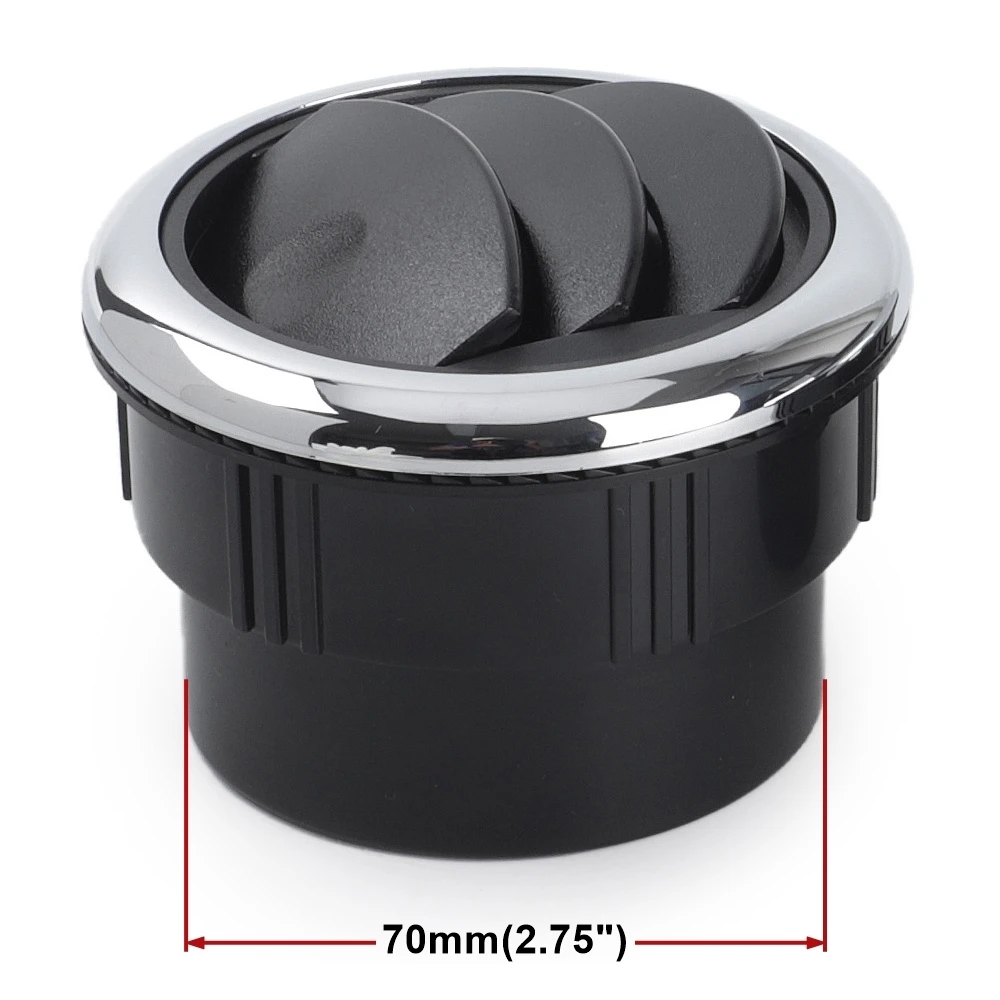 

Универсальная ручка 80 мм, поворотный вентиляционный отверстие, автомобильный вентиляционный отверстие, приборная панель, дефлектор вентиляционного отверстия для кондиционера для кемпера, каравана, грузовика