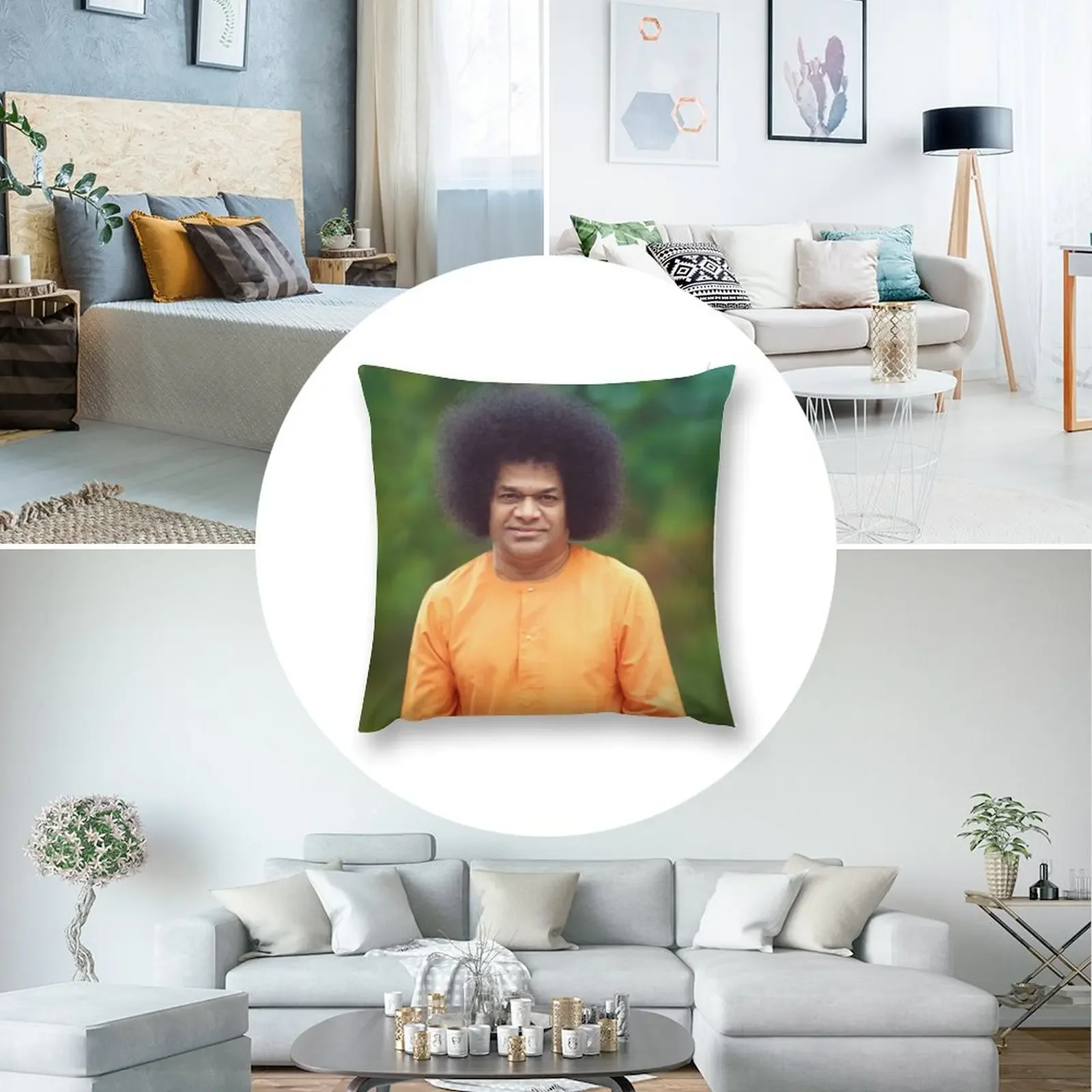 Sathya Sai Baba стоячая декоративная подушка чехол для дивана роскошные наволочки