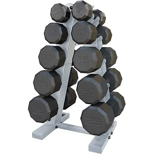 

Barbell 150 Lbs. Eco Dumbbells Set with Rack