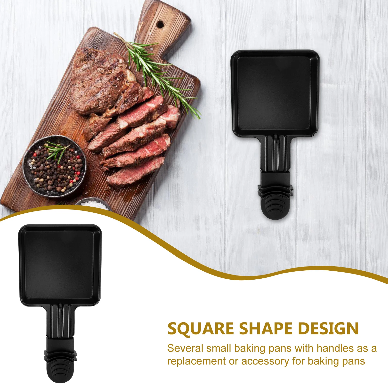 4 шт. хлебная духовка электрический гриль сковорода квадратная бытовая