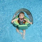 UPF 50 Mambobaby плавающий круг для плавания с УФ-защитой детский плавающий с навесом не нужно надувные поплавки для шеи плавающий тренажер