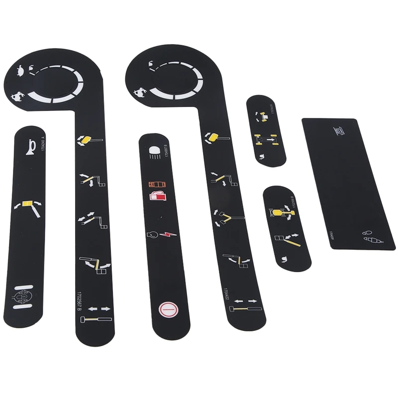 

Platform Console Decal Kit Handle Film Pasting Upper Control Panel 2910866 Decal Kit For JLG E300AJP,M45A,E450AJ,M600JP