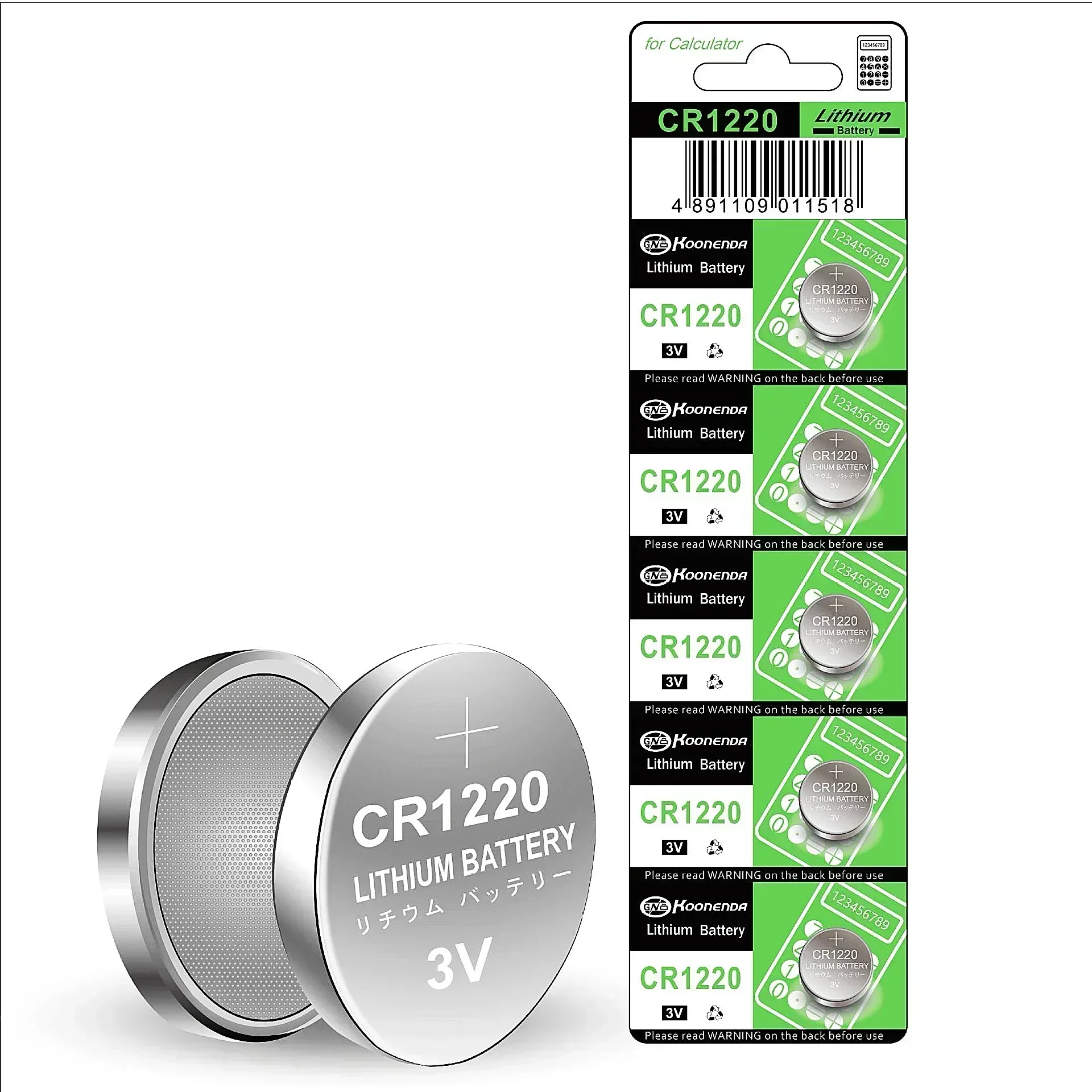 Литиевые батарейки CR1220 3 в 2-50 шт
