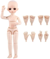 xiaomi customized 16 bjd doll 12 inch ball jointed dolls basic makeup different hands diy monst savage baby rubber dolls