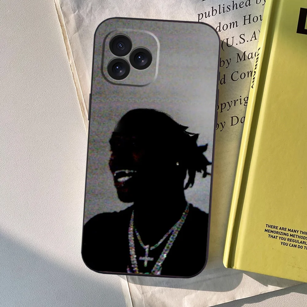 N-Narcissist O-Opium Carti Ken Carson Phone Case for iPhone 12 11 13 14 15 16 Max Pro Plus Black Soft Silicone Cover