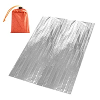 emergency solar space blanket survival safety first aid insulating mylar thermal outdoor camping climbing survival safety tools