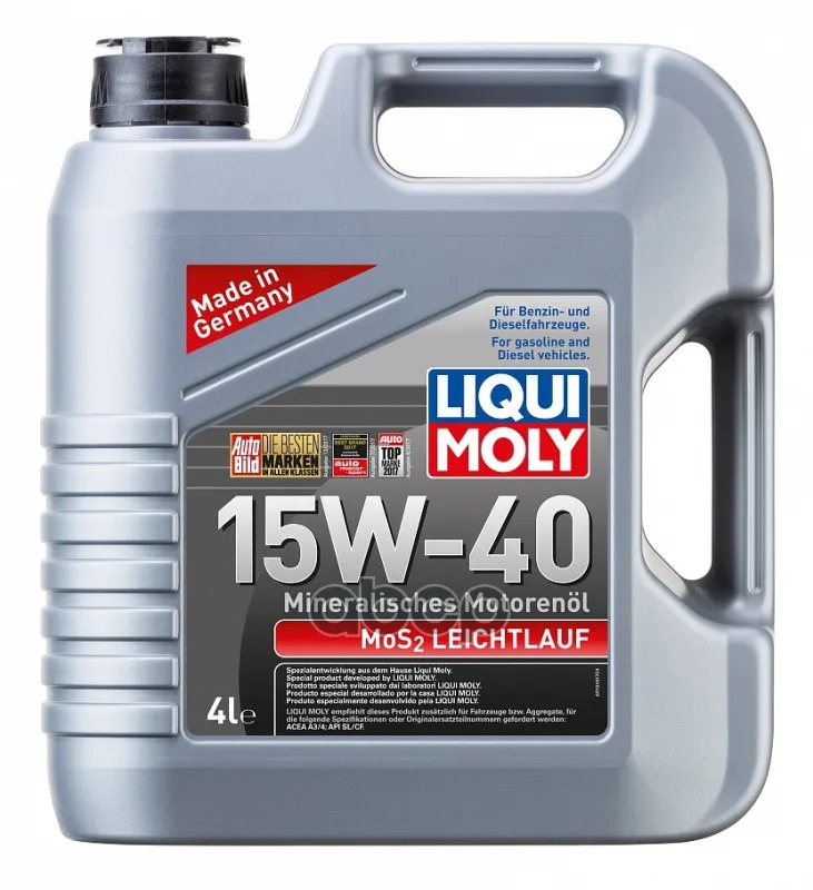 Liqui moly Масло Моторное Mos2 Leichtlauf 15w 40 (4l)|Моторное масло| |