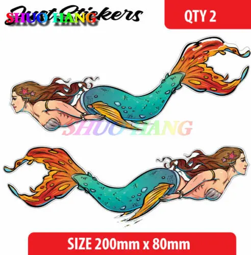 2 X красивые яркие Популярные наклейки на ноутбук скейтборд автомобильные