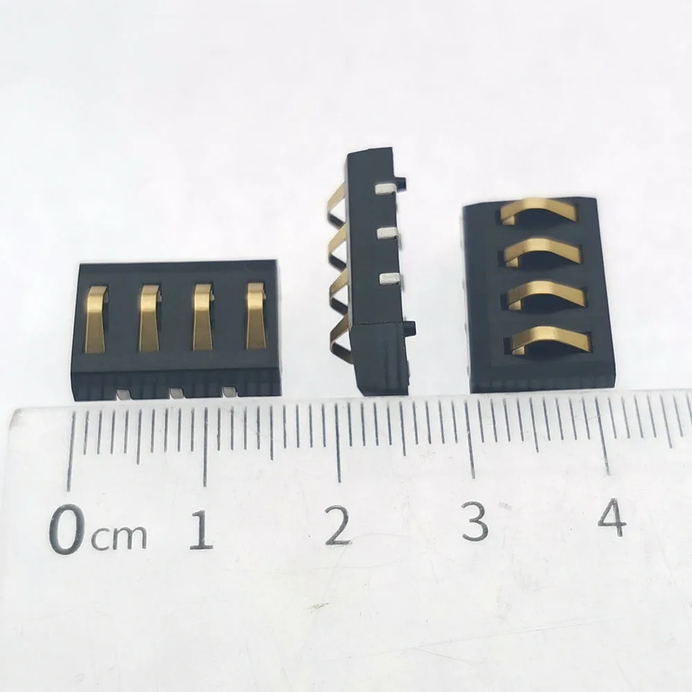 

HBXINTAO JK1-541 Пружинные контакты сжатия 4 мм 2P 3P 4P 5P 6P