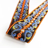 4 5cm wide retro ethnic embroidery ribbon lace diy clothing home textile curtains barcode accessories
