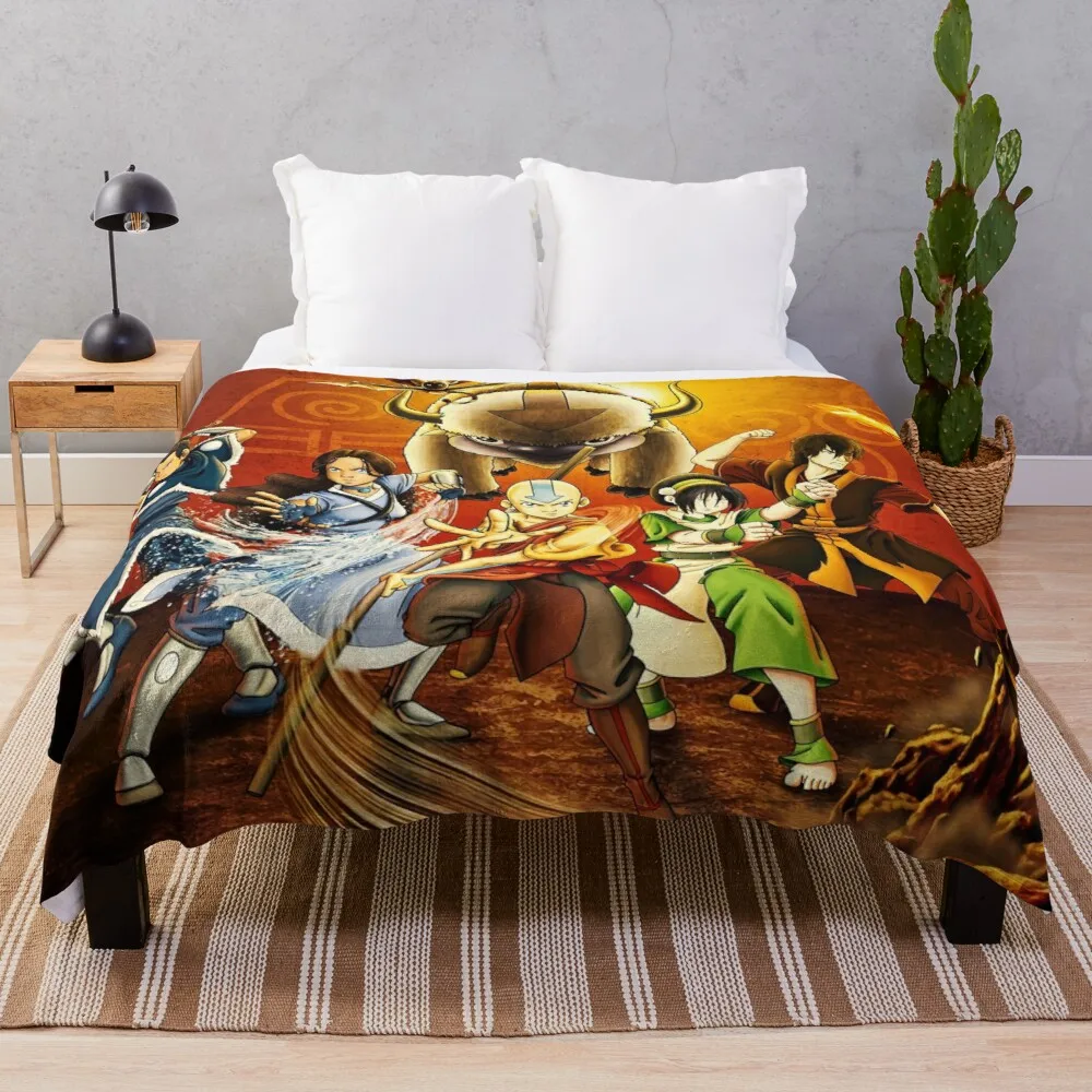 

Team And Aang Throw Blanket Quilt Blanket Decorative Sofa Blanket