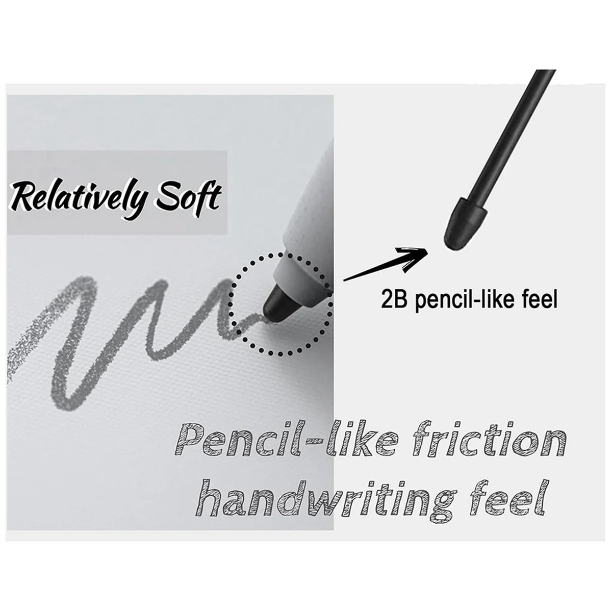 10 шт. наконечников для ручки совместимых с замечательной 1/2 планшетной ручкой