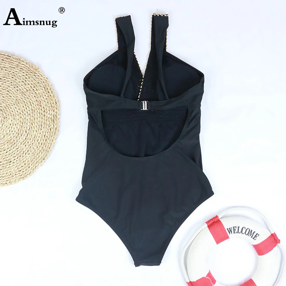 Women High Cut One Piece Swimwear Ladies Patchwork Swimsuit Sexy Push Up Onesie Bodysuit 2022 Summer New Hook Metal Bathing Suit |