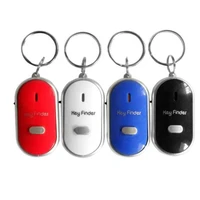 led key finder locator find lost keys chain keychain whistle sound control locator keychain accessories