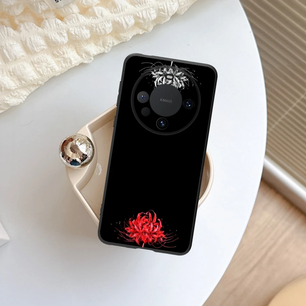 Крутой Чехол для мобильного телефона с красным пауком и лилией Huawei Mate 60 50 40 30 20 10 Pro