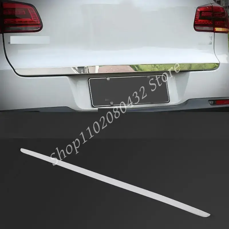 

Хромированная крышка задней двери багажника, накладка на заднюю дверь, декоративный стиль, подходит для Vw Tiguan 2010 2014 2015 2016 2017