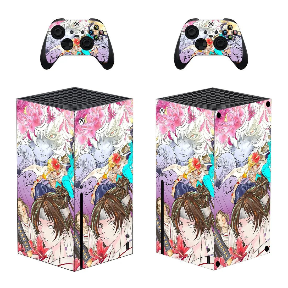 

Hell's Paradise Style Xbox Series X Skin Sticker for Console & 2 Controllers Decal Vinyl Protective Skins Style 1